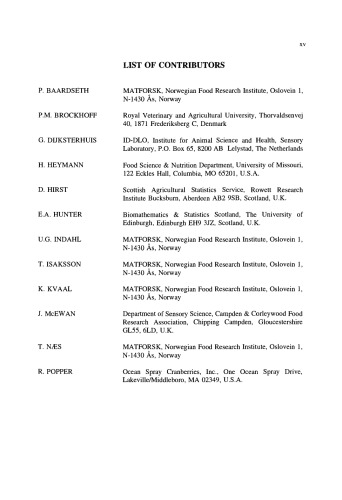 ﻿تجزیه و تحلیل چند متغیره داده ها در علوم حسی