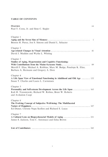 ﻿پیشرفت های اخیر در روانشناسی و پیری