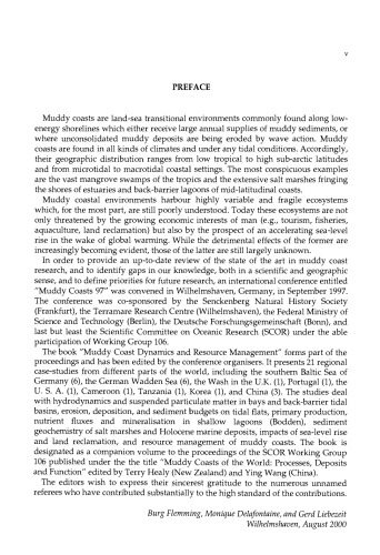 ﻿دینامیک سواحل گل آلود و مدیریت منابع