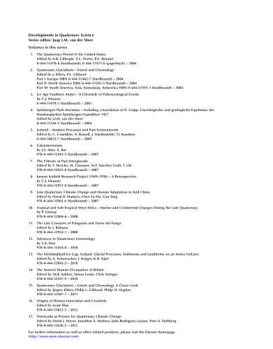 ﻿Ostracoda به عنوان پروکسی برای تغییرات آب و هوایی کواترنر