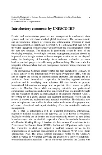 ﻿مدیریت رسوب در مقیاس حوضه رودخانه