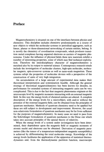 ﻿مبانی نظری مغناطیس مولکولی