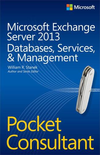 Microsoft Exchange Server 2013 مشاور جیبی: بانک اطلاعاتی ، خدمات و مدیریت