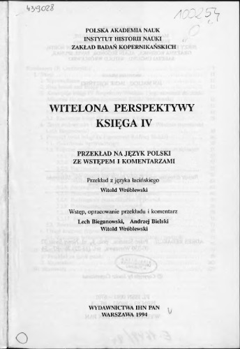 Witelona Perspektywy / 4.