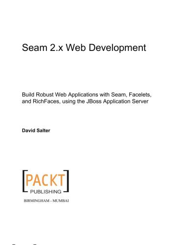 Seam 2.x توسعه وب