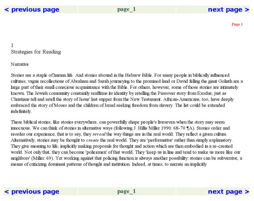 [غیرقابل دسترس] روایت در کتاب مقدس عبری