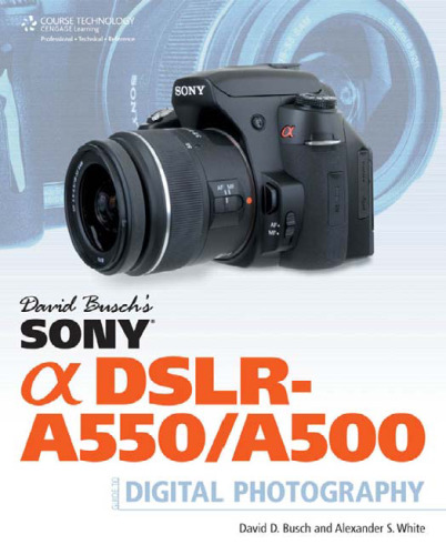 ﻿راهنمای دیوید بوش سونی آلفا DSLR-A550/A500 برای عکاسی دیجیتال