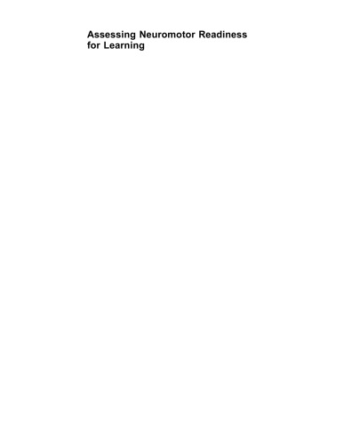 ارزیابی آمادگی عصبی-حرکتی برای یادگیری: برنامه غربالگری رشد INPP و برنامه مداخله در مدرسه