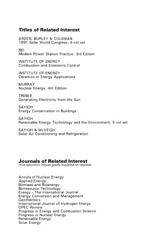 ﻿فناوری انرژی. منابع، سیستم ها و تبدیل مرزی