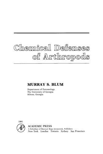 ﻿دفاع شیمیایی بندپایان