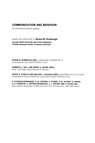 ﻿نخستی‌های مالاگاسی شب‌زی. اکولوژی، فیزیولوژی و رفتار