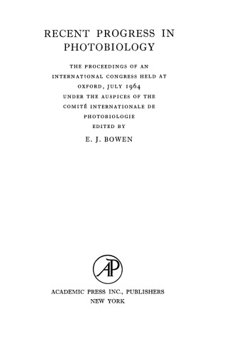 ﻿پیشرفت های اخیر در فوتوبیولوژی