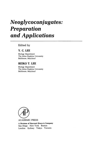 Neoglycoconjugates. آماده سازی و برنامه های کاربردی
