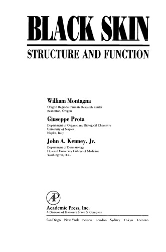 سیاه پوست. ساختار و عملکرد