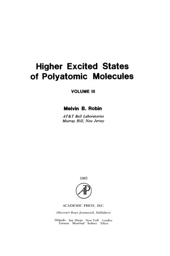 ﻿حالت های برانگیخته بالاتر مولکول های چند اتمی