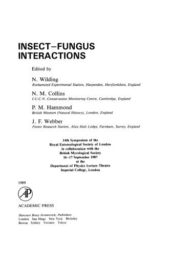 ﻿فعل و انفعالات حشره و قارچ