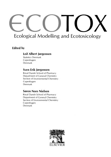 اکوتوکس مدل سازی اکولوژیکی و سمیت شناسی محیطی