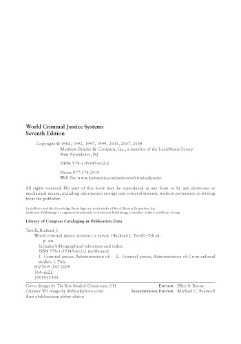 سیستم های دادگستری کیفری جهانی. یک بررسی مقایسه ای