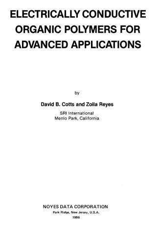 پلیمرهای ارگانیک هدایت الکتریکی برای برنامه های پیشرفته