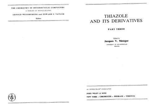 ﻿شیمی ترکیبات هتروسیکلیک ، تیازول و مشتقات آن