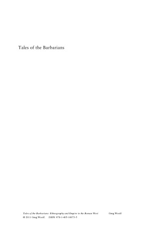 ﻿داستان های بربرها: قوم نگاری و امپراتوری در غرب روم