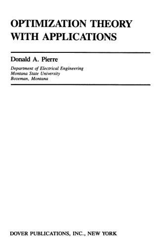 ﻿نظریه بهینه سازی با کاربردها