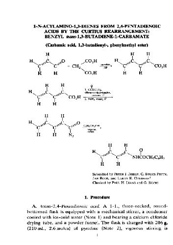 ﻿Organic Syntheses انتشار سالانه روشهای رضایت بخش