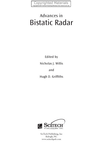 ﻿پیشرفت در رادار بیستاتیک