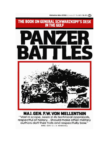 ﻿نبردهای پانزر: مطالعه استفاده از زره در جنگ جهانی دوم