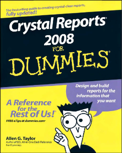 ﻿Crystal Reports 2008 For Dummies