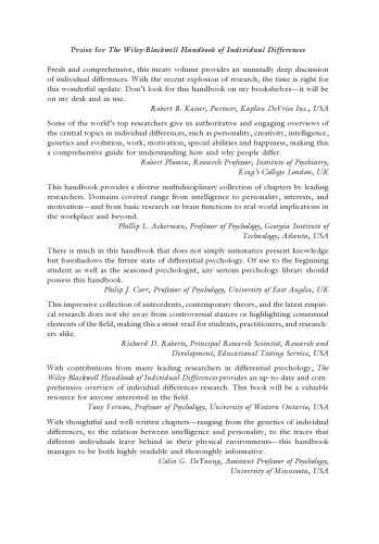 ﻿کتاب تفاوتهای فردی ویلی-بلکول