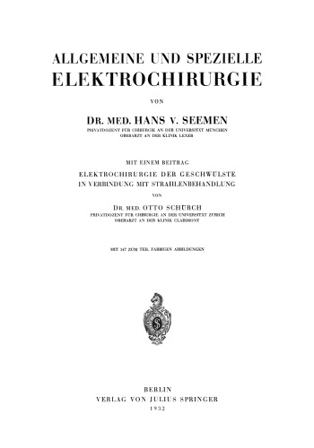 ﻿جراحی برق عمومی و ویژه: با کمک به جراحی الکتریکی تومورها در ارتباط با پرتودرمانی