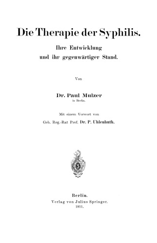 درمان سیفلیس: توسعه آن و وضعیت کنونی آن