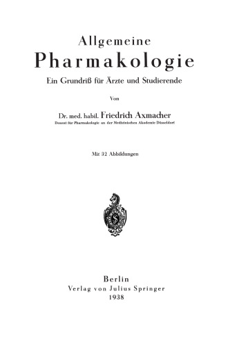 ﻿فارماکولوژی عمومی: طرح کلی برای پزشکان و دانشجویان