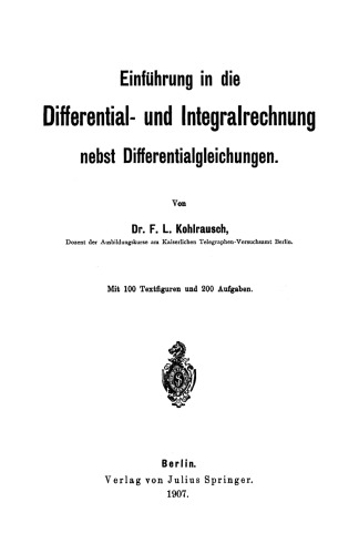 ﻿مقدمه ای بر حساب دیفرانسیل و انتگرال همراه با معادلات دیفرانسیل