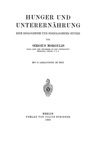 گرسنگی و سوء تغذیه: یک مطالعه بیولوژیکی و جامعه شناختی