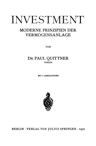 سرمایه گذاری: اصول مدرن سرمایه گذاری