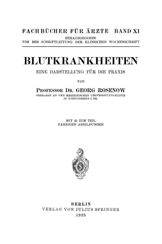 بیماری های خون: ارائه عملی