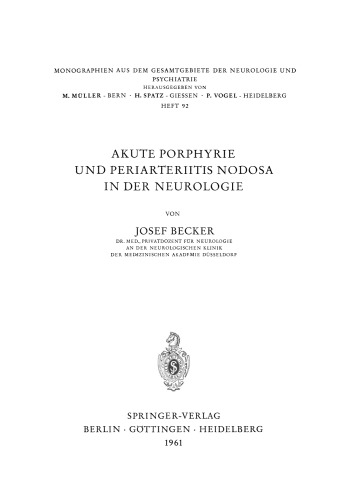 ﻿پورفیری حاد و پری آرتریت ندوزا در نورولوژی