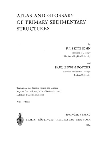 ﻿اطلس و واژه نامه سازه های رسوبی اولیه