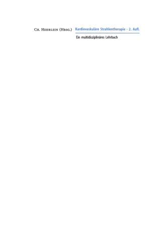 ﻿پرتودرمانی قلب و عروق: کتاب درسی چند رشته ای