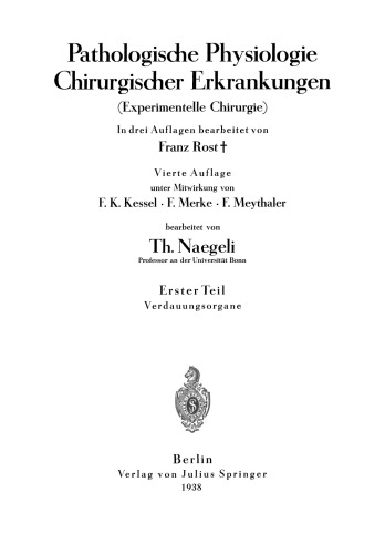 فیزیولوژی آسیب شناسی بیماریهای جراحی: جراحی تجربی