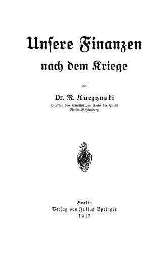 ﻿امور مالی ما بعد از جنگ