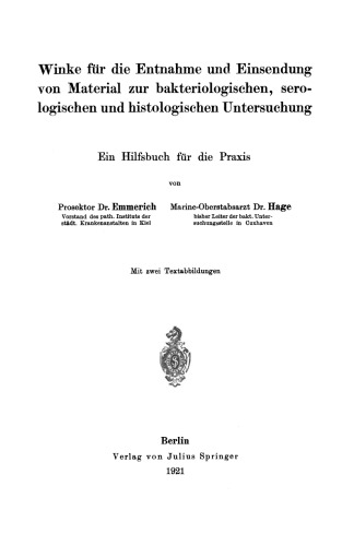 علائم مربوط به حذف و ارسال مواد برای معاینه باکتریولوژیک ، سرولوژیکی و بافت شناسی: کتاب کمک برای عمل