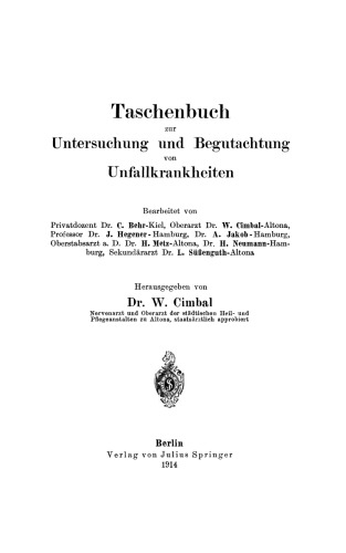 کتاب جیبی برای بررسی و ارزیابی بیماری های تصادفی