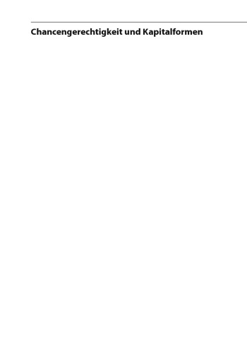 ﻿فرصتها و اشکال برابر سرمایه: فرصتهای اجتماعی و فردی در زمان افزایش سرمایه