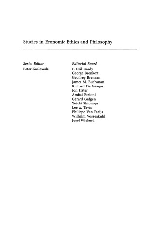 ﻿روش و اخلاق در اقتصاد مشروطه: مقالاتی به احترام جیمز ام بوکان