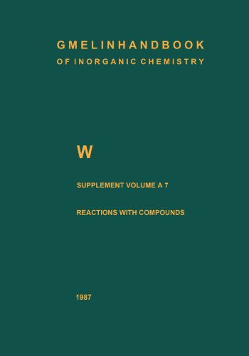 ﻿W Tungsten: واکنشهای فلزی ، شیمیایی با ترکیبات غیر آلی و آلی