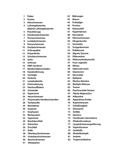تشخیص برنامه ریزی شده در پزشکی عمومی: 82 چک لیست برای آنامزی و معاینه