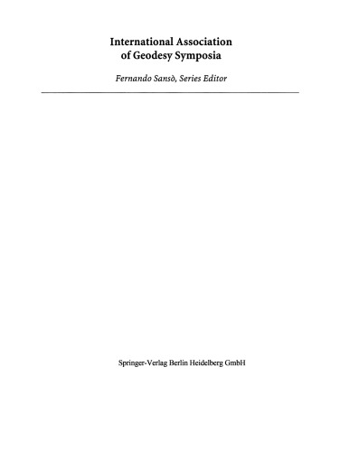 سمپوزیوم V Hotine-Marussi در ژئودزی ریاضی: Matera ، ایتالیا 17 تا 21 ژوئن ، 2003